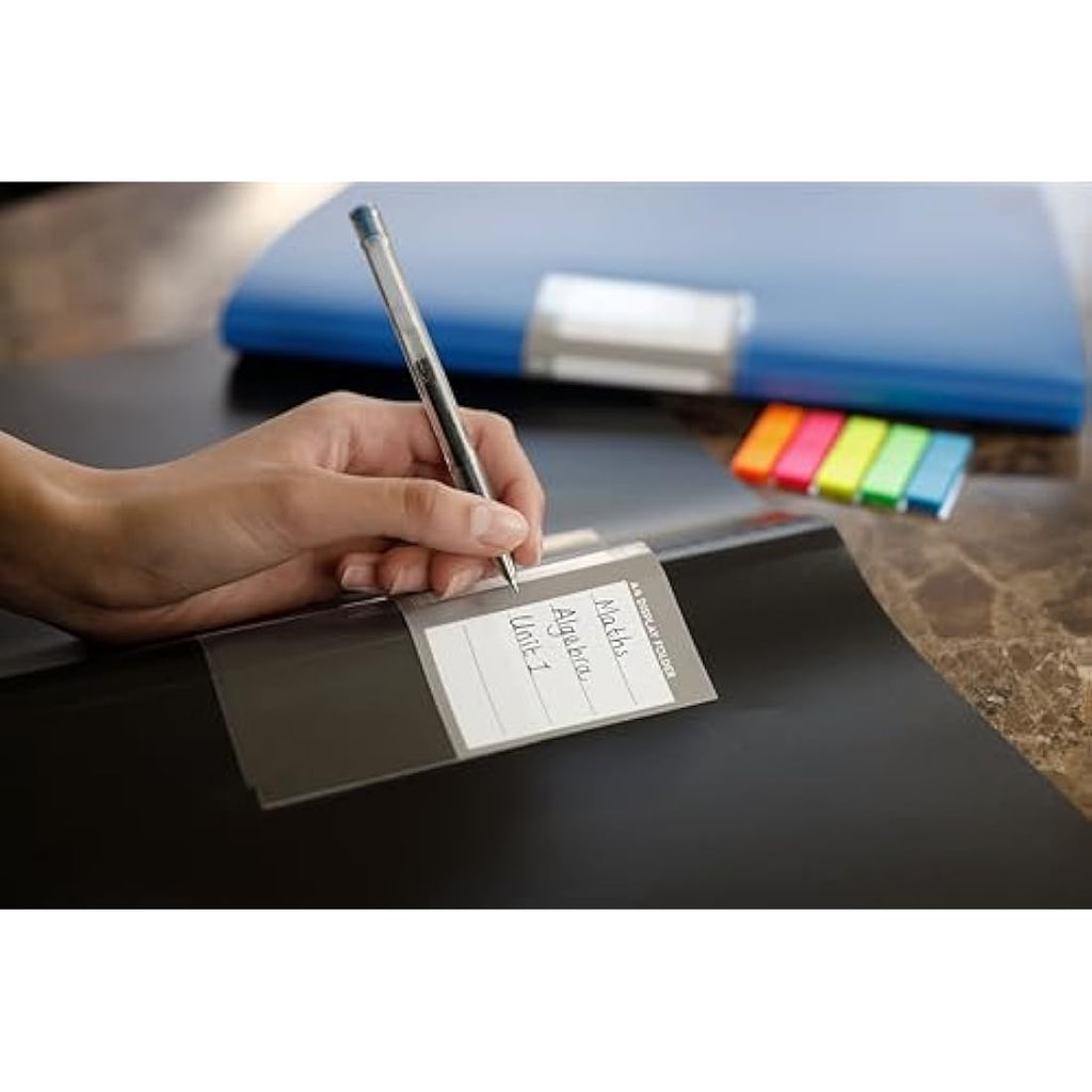 Ziffs Office A4 Display Folders - 4 Pack of 30 Pockets with Labels