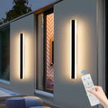 Mikeru 100cm LED Outdoor Wall Light | IP65 Waterproof Dimmable Sconce 2-Pack