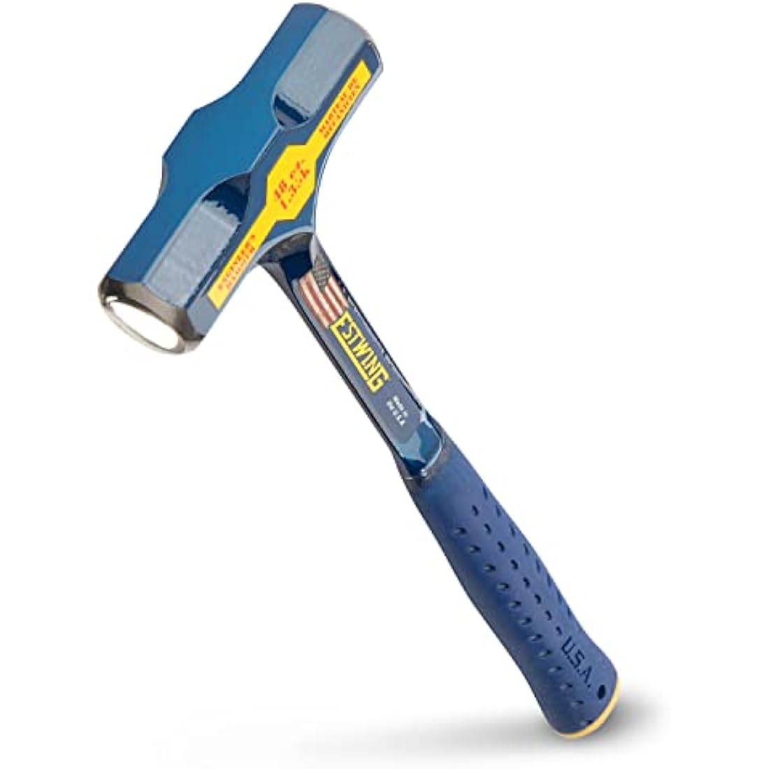 Estwing E6-48E Engineer's Hammer – 48oz Steel Head with Shock Grip