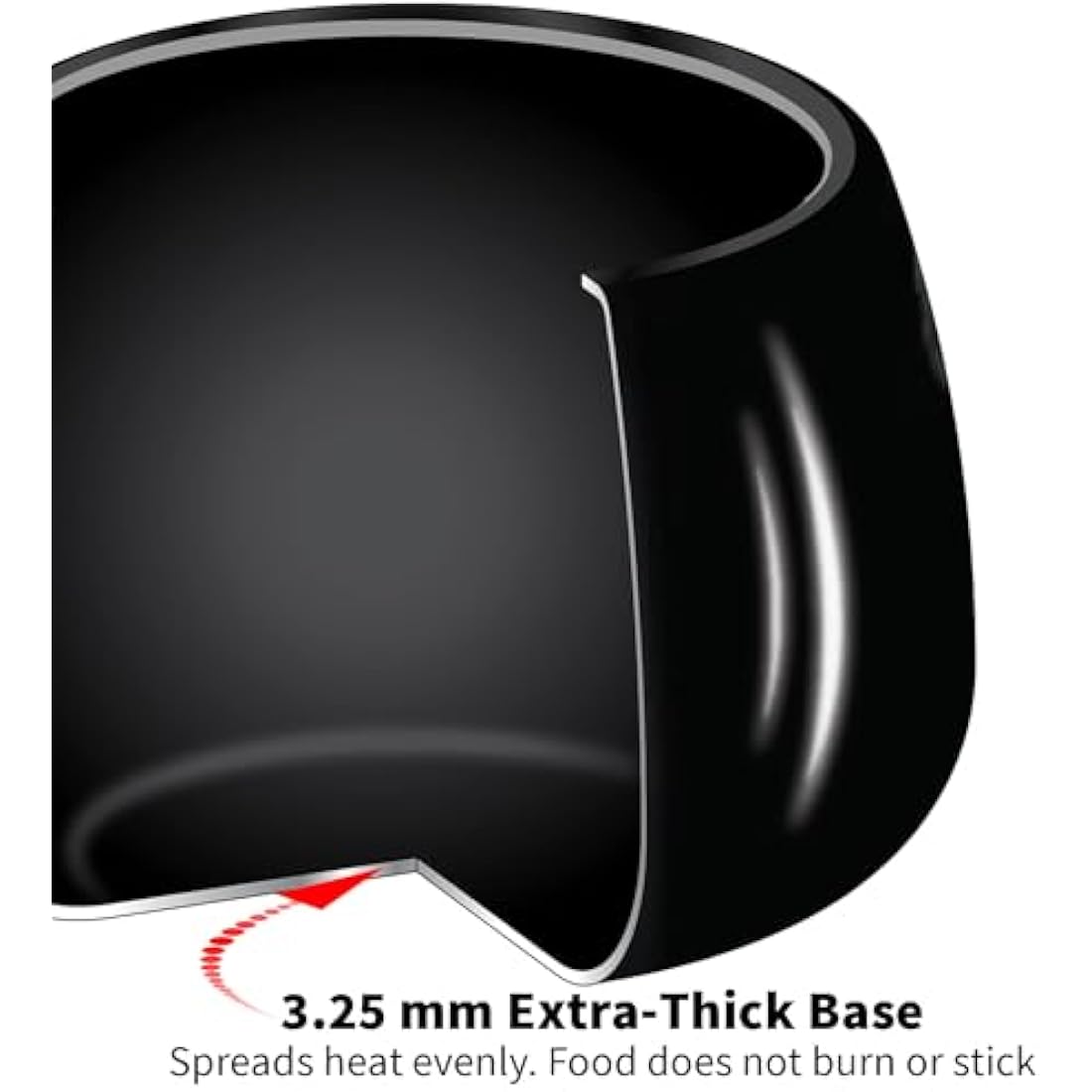 Hawkins Contura 5 Litre Hard Anodised Pressure Cooker – Black Handi