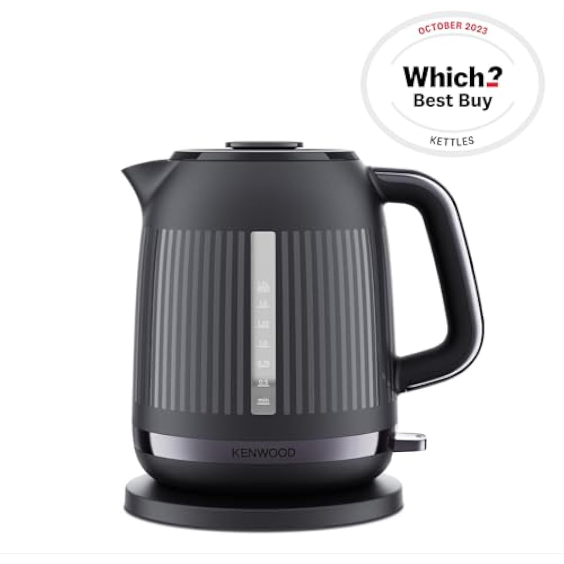Kenwood Dawn Electric Kettle | 1.7L Fast Boil | Midnight Black