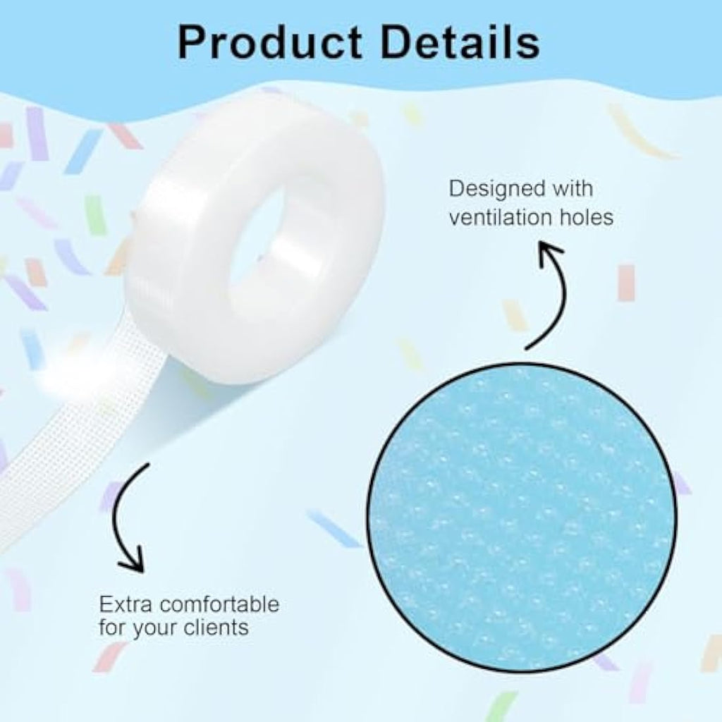 Fenshine Lash Tape – 8 Rolls PE Micropore Medical Tape for Extensions