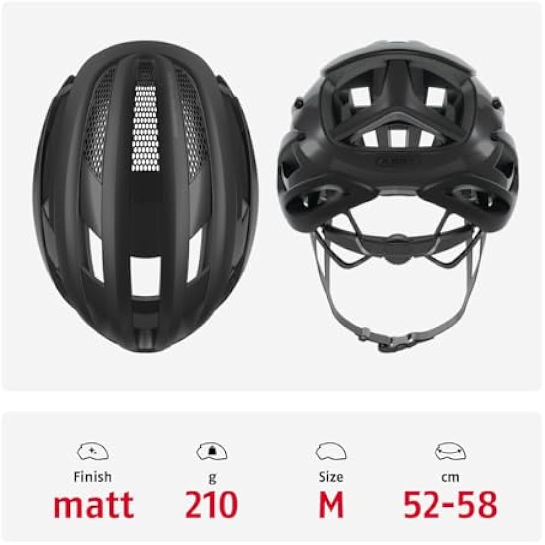 ABUS AirBreaker Road Bike Helmet – Lightweight Aerodynamic Cycling