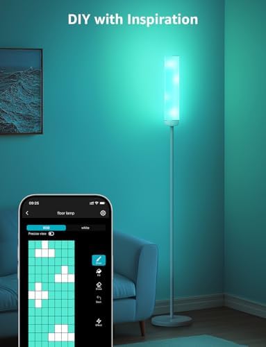 Lepro O1 AI Smart Floor Lamp – 2300LM RGB+CCT Music Sync Standing Lamp