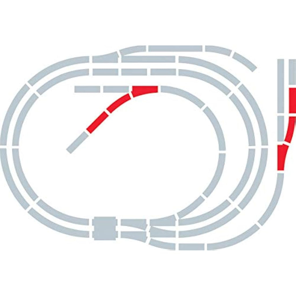 Hornby R8226 OO Gauge Track Extension Pack F – Model Railway Layout Set