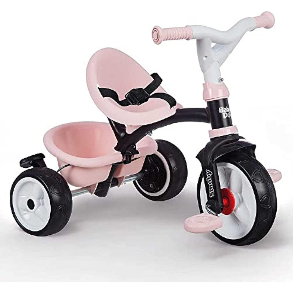 Tricycle Évolutif Smoby Baby Driver Plus – Vélo Enfant Rose