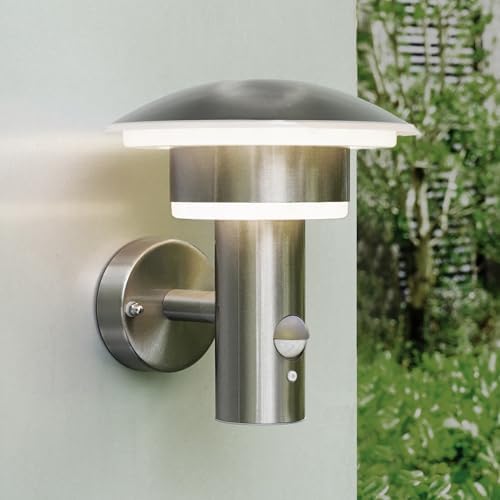 NBHANYUAN Outdoor LED Wall Light with Motion Sensor | SUS316 Stainless Steel