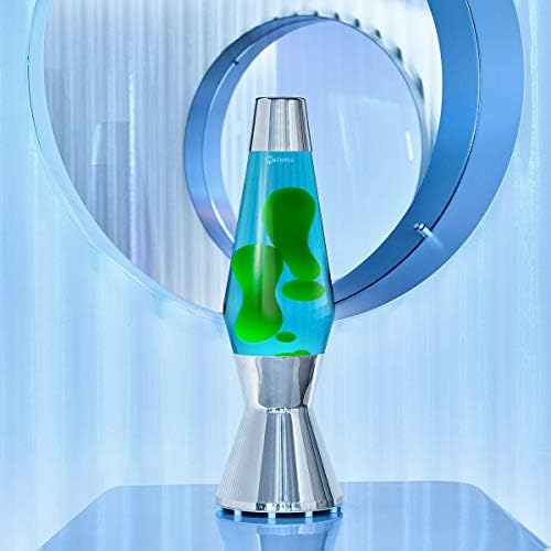 Mathmos Astro Original Lava Lamp – Blue/Green Polished Aluminium