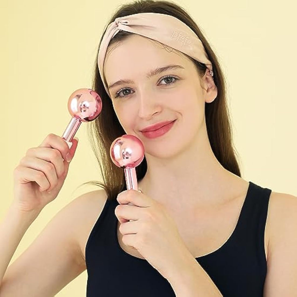 Pfefe Stainless Steel Ice Globes – Cryo Sticks for Face and Eyes