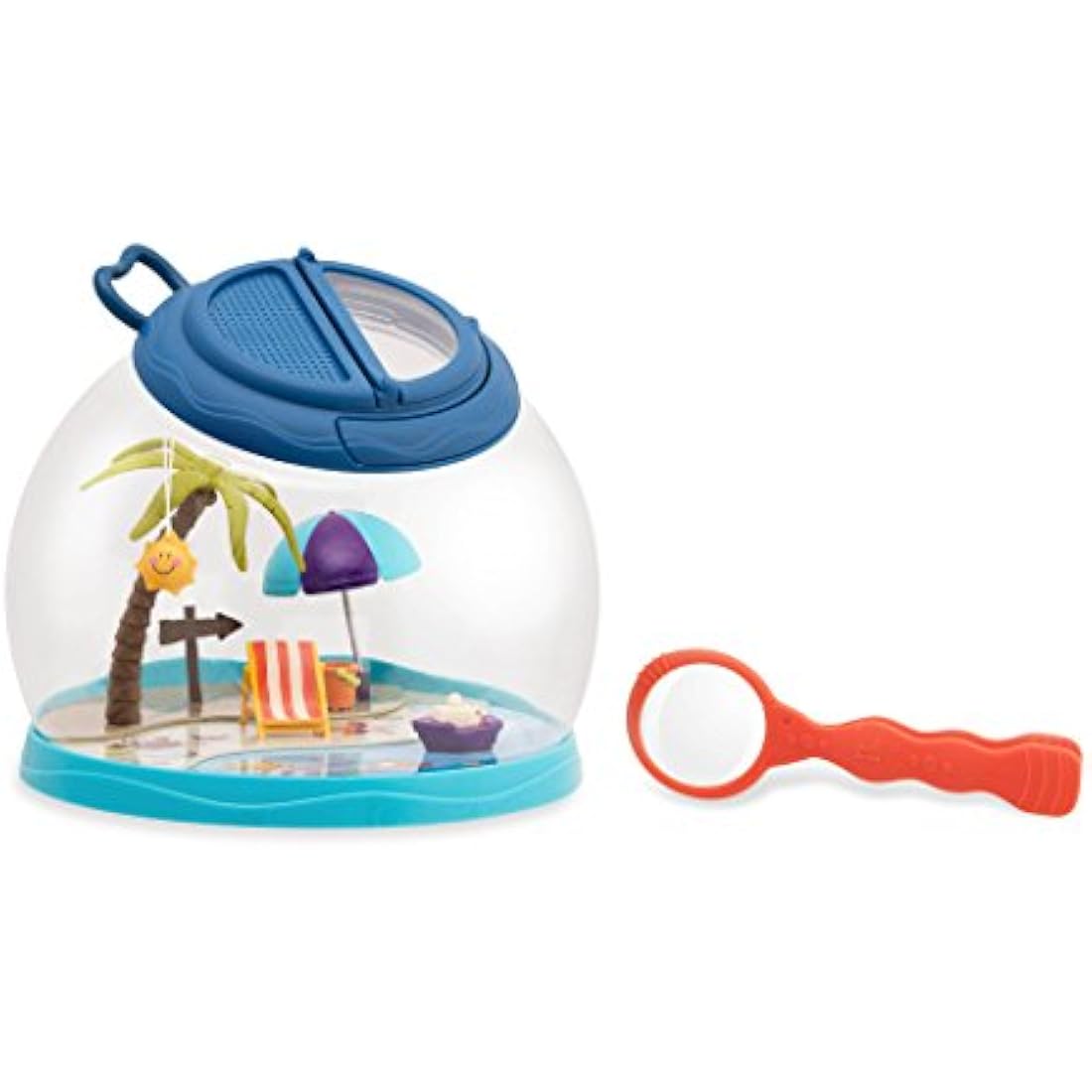 B. toys Tiki Retreat Bug Catcher Kit – 2pc Critter Cage with Magnifier