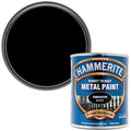 Hammerite Direct to Rust Metal Paint – Smooth Black Finish, 750ML