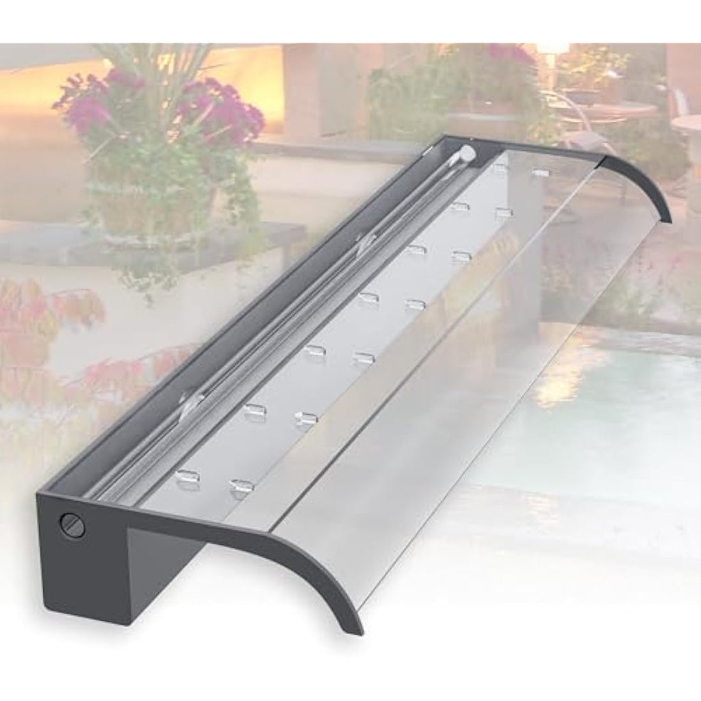 Jolof Store 90cm Acrylic Pond Waterfall Blade – Curved Pool Spillway