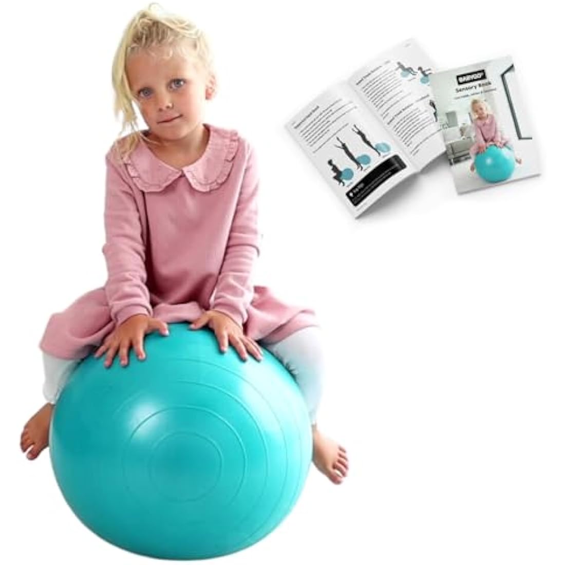 BABYGO Sensory Peanut Ball for Kids - Autism Therapy & Motor Skills