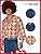 Smiffys 70s Retro Disco Costume | Blue Shirt & Patchwork Trousers