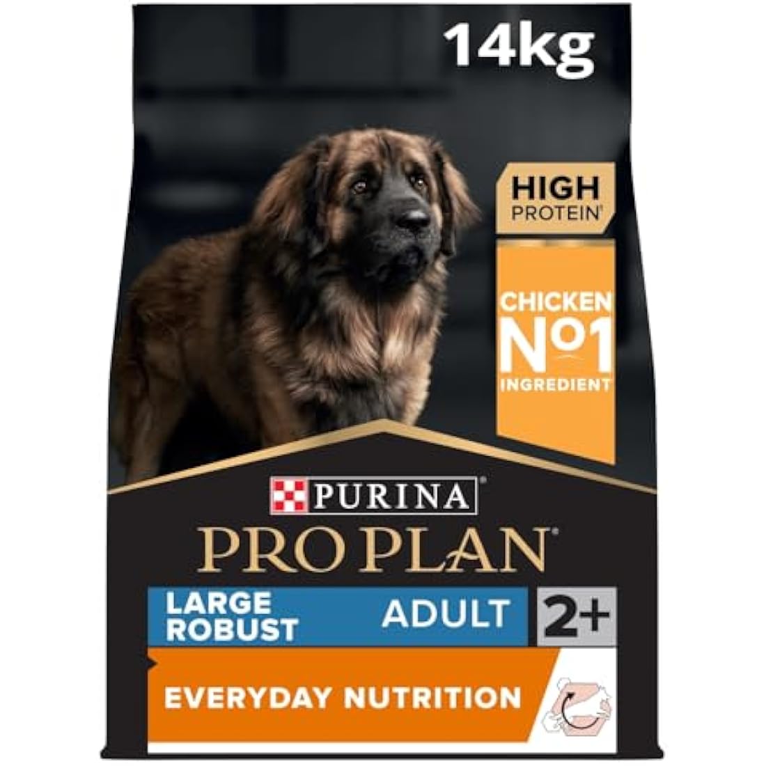 Purina Pro Plan Large Robust Adult Dry Dog Food - Chicken 14kg