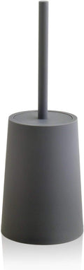 Toilet Brush and Holder | Modern Grey Bathroom Scrub Brush