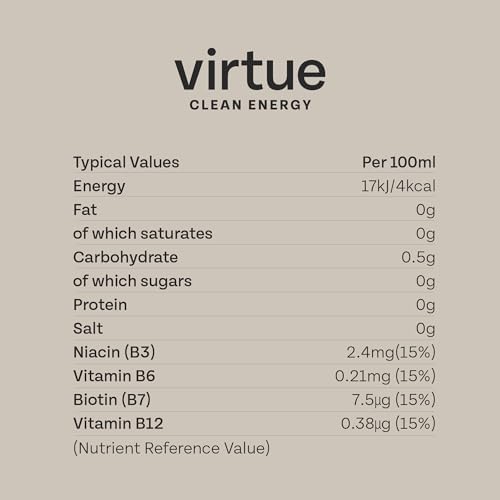 Virtue Yerba Mate Natural Energy Drink Mixed Pack - Sugar Free (12x250ml)