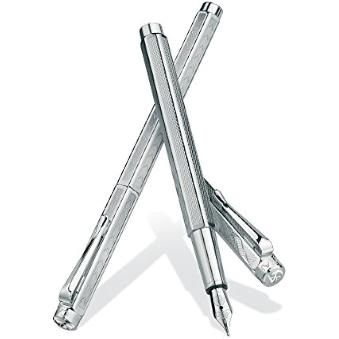 Caran d'Ache Ecridor Retro Fountain Pen - Palladium Finish Medium