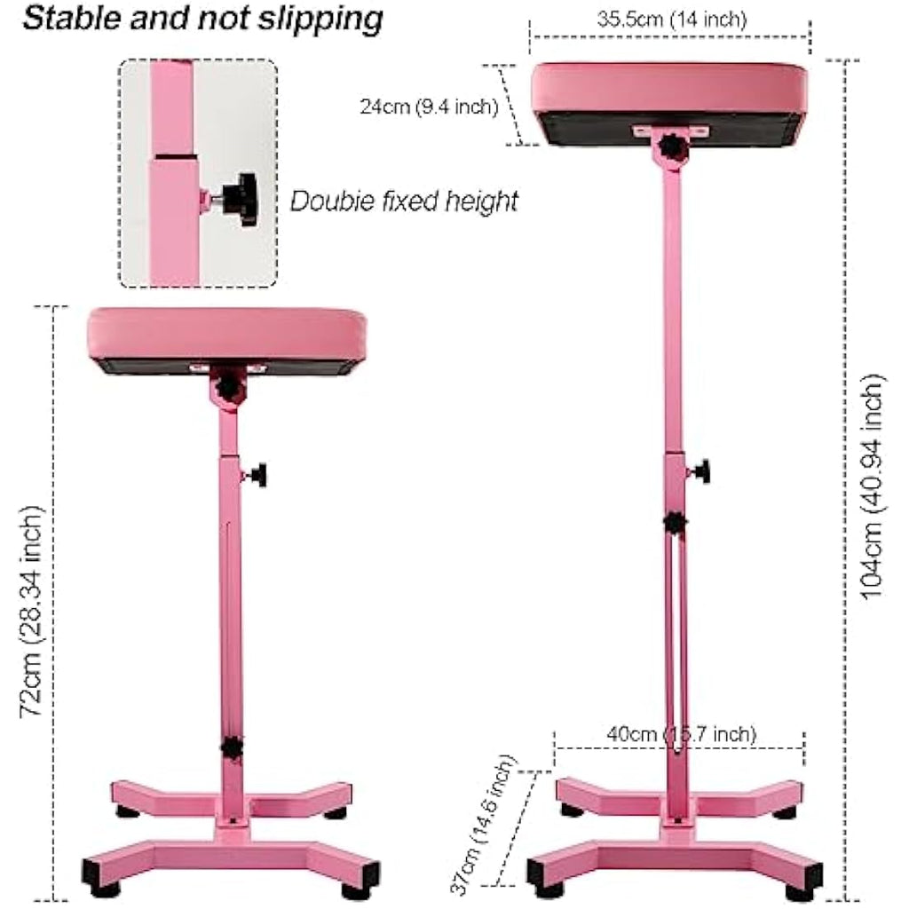 Tattoo Armrest – Adjustable Height & Memory Foam Pad