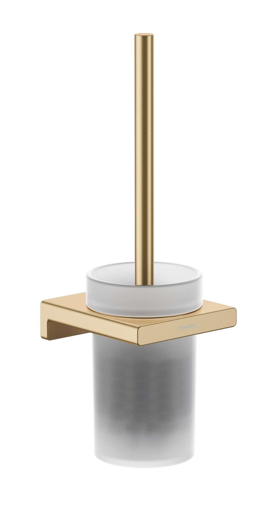 hansgrohe AddStoris Wall-Mounted Toilet Brush Holder - Brushed Bronze