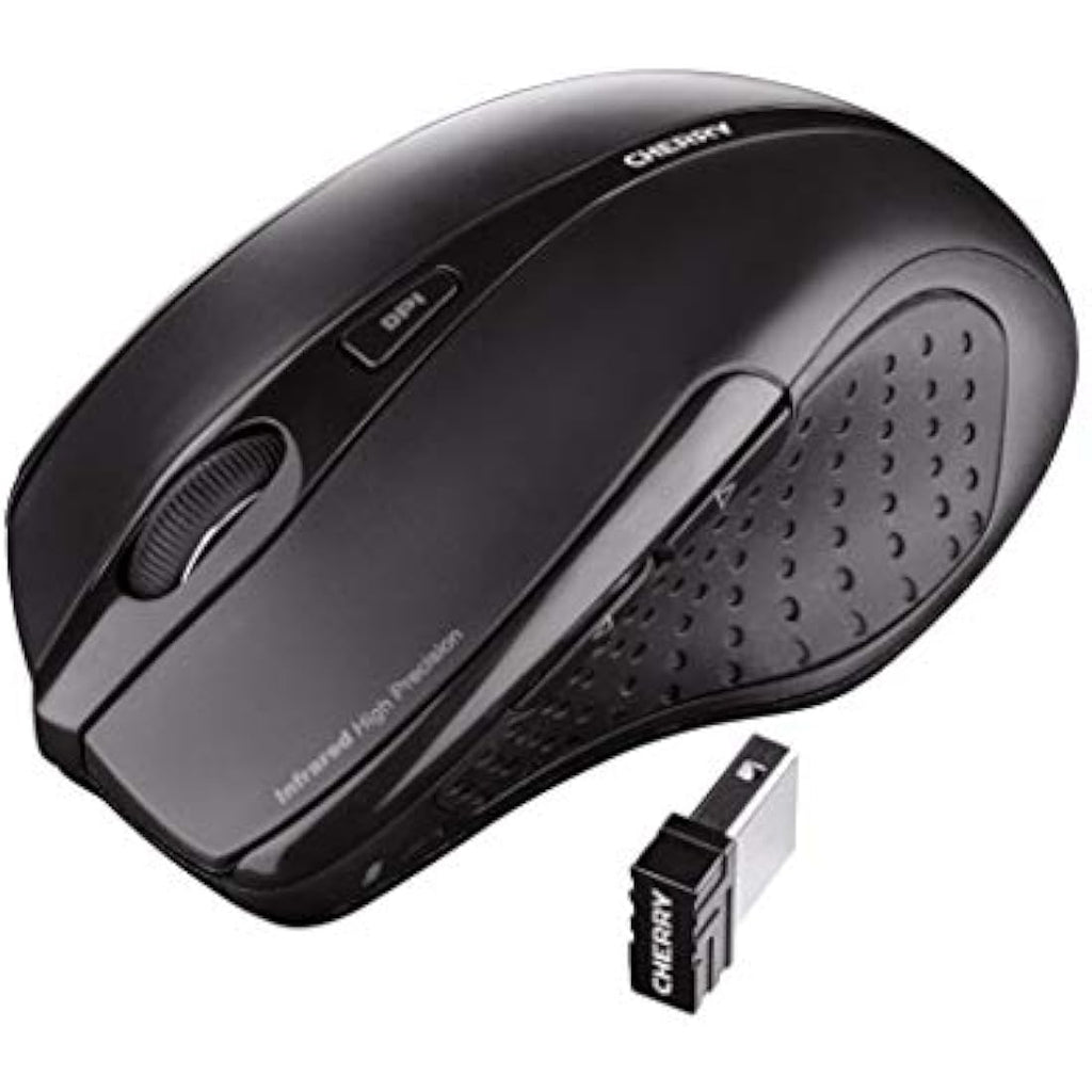 CHERRY MW 3000 Wireless Ergonomic Mouse | 6-Button Optical - Black