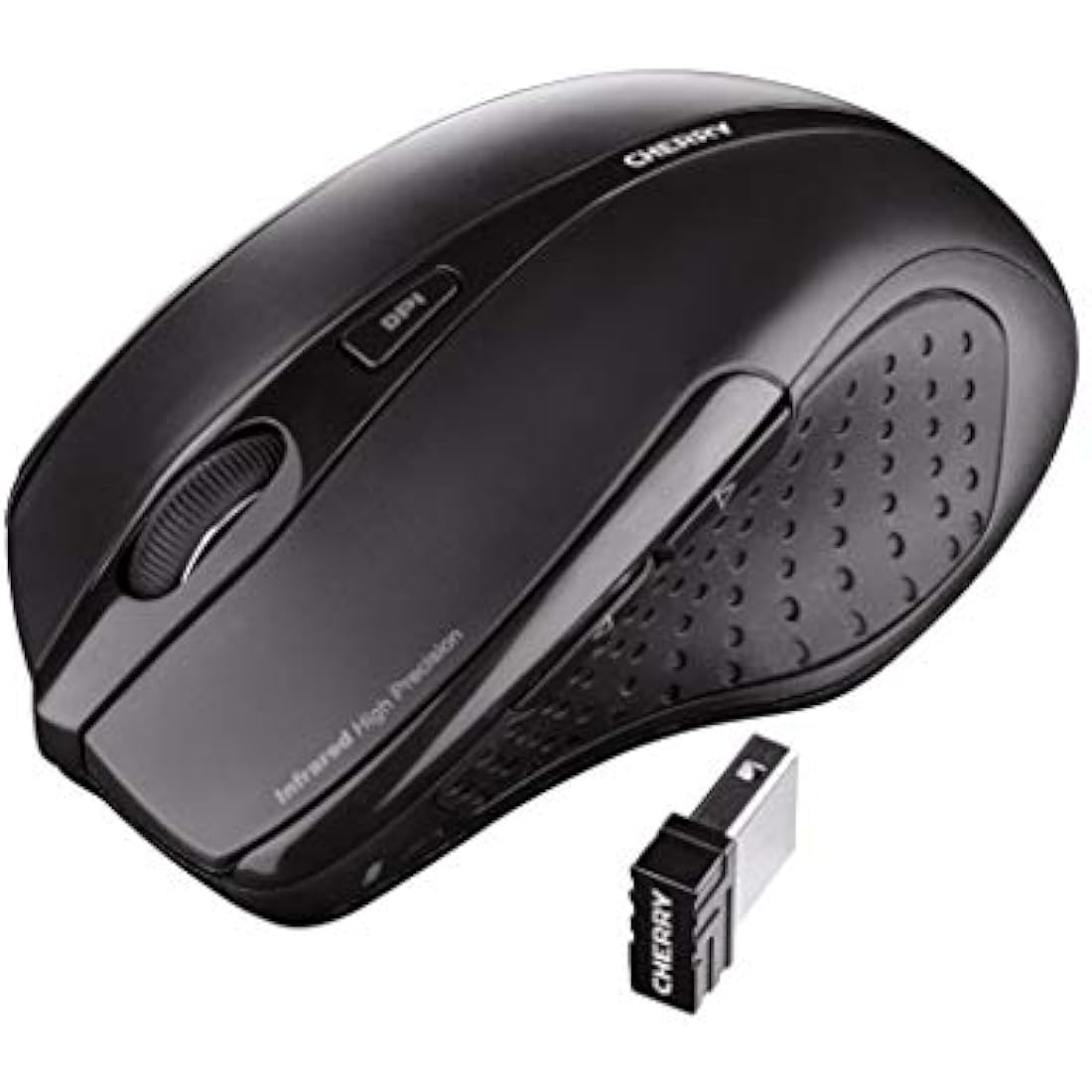CHERRY MW 3000 Wireless Ergonomic Mouse | 6-Button Optical - Black