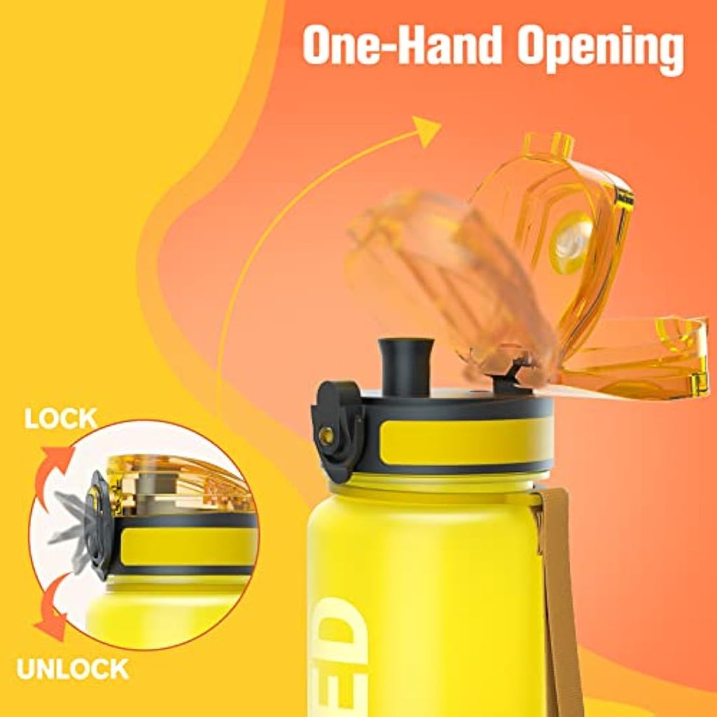 Sahara Sailor Motivational Water Bottle | 1L Tritan BPA Free Leakproof