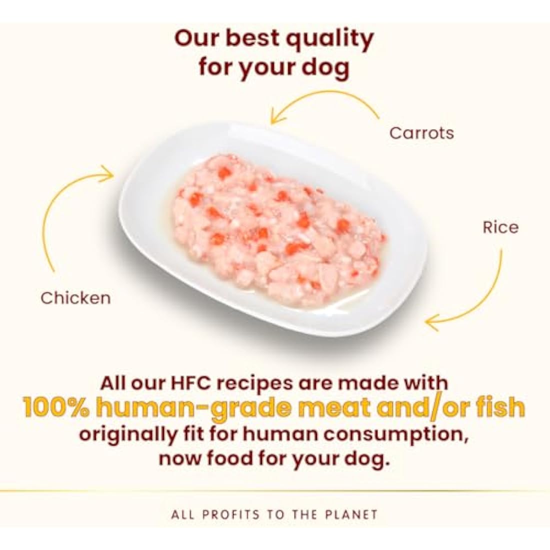 Almo Nature HFC Wet Dog Food | Chicken with Carrots & Rice | 12 x 280g