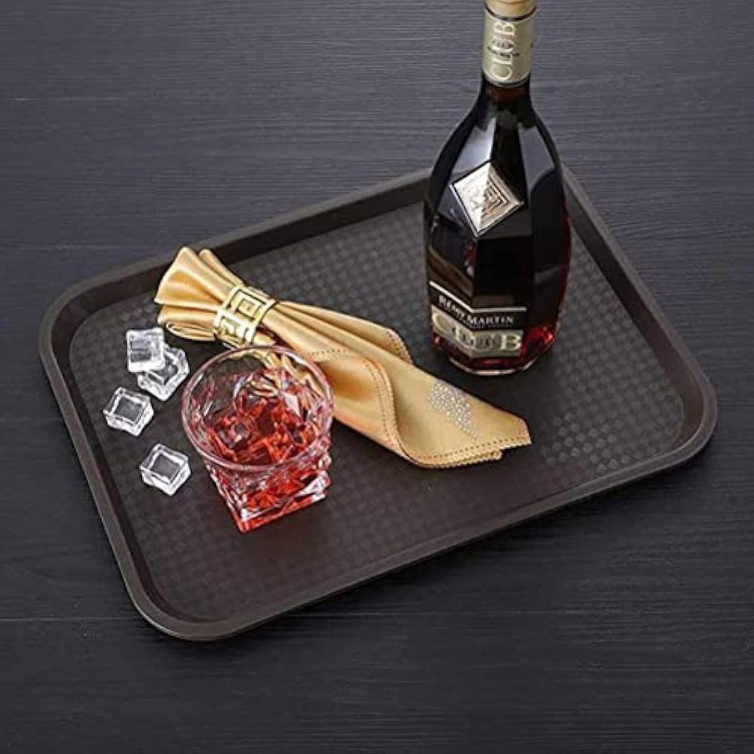 Yarlung 12 Pack Fast Food Trays - 14x10.5 Inch Plastic Serving Trays
