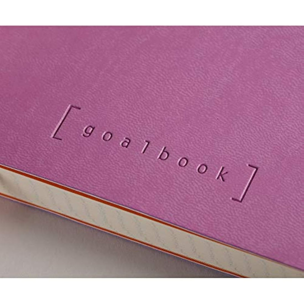 Rhodia Goalbook A5 Dotted Notebook – Lilac Faux Leather Bullet Journal
