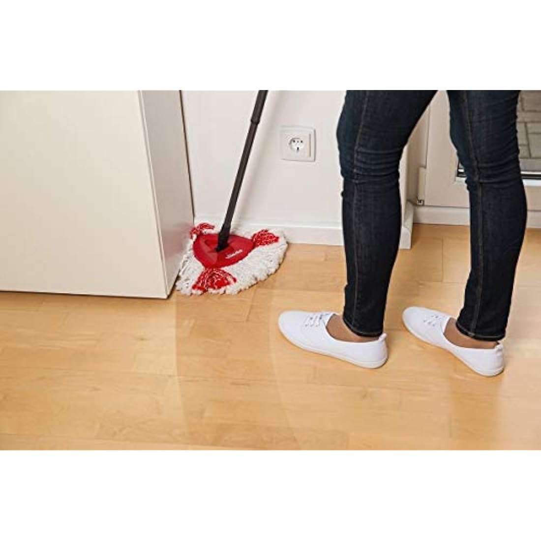 Vileda Turbo 2in1 Spin Mop Refill - Microfibre Mop Head, Pack of 2