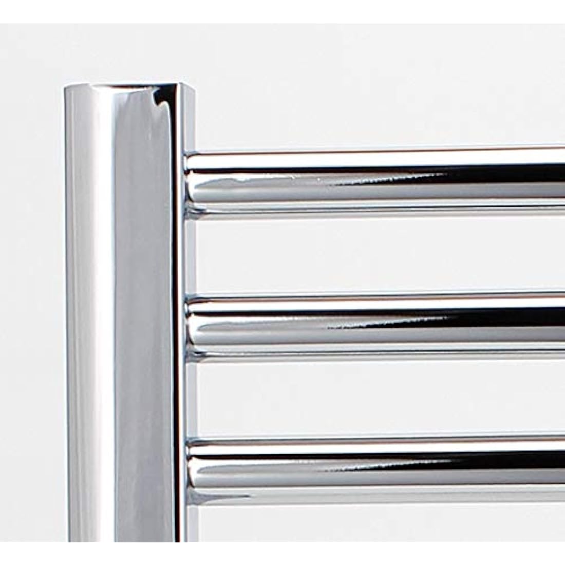Greened House Chrome Curved Heated Towel Rail - 500mm x 800mm