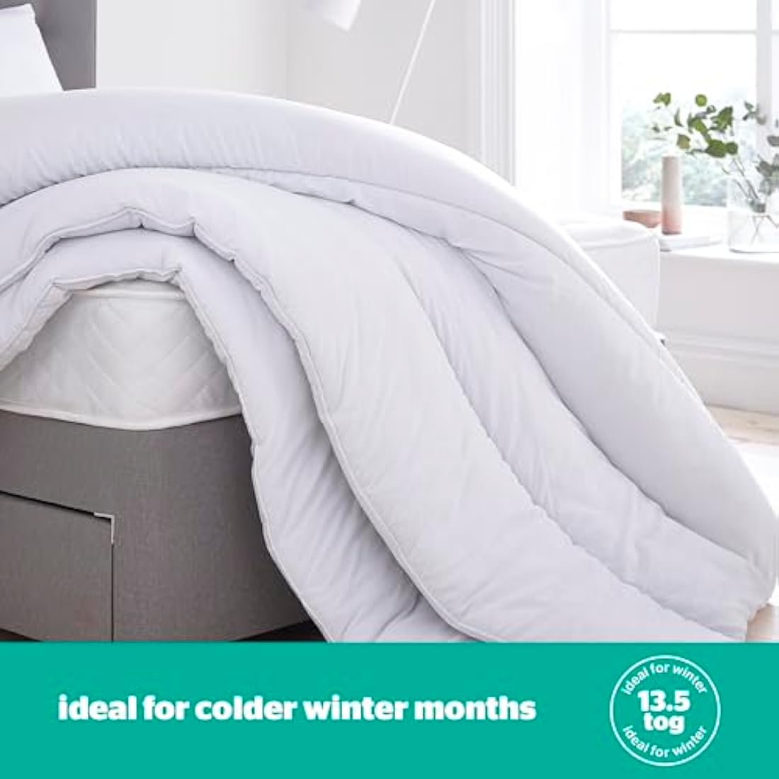 Silentnight Just Like Down 13.5 Tog Double Duvet – Winter Quilt