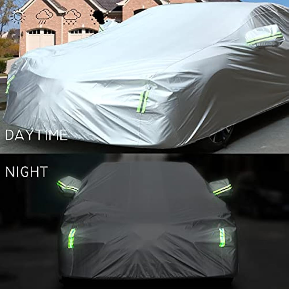 BEXITA Waterproof Car Cover | All Weather UV Protection - Saloon Size XL