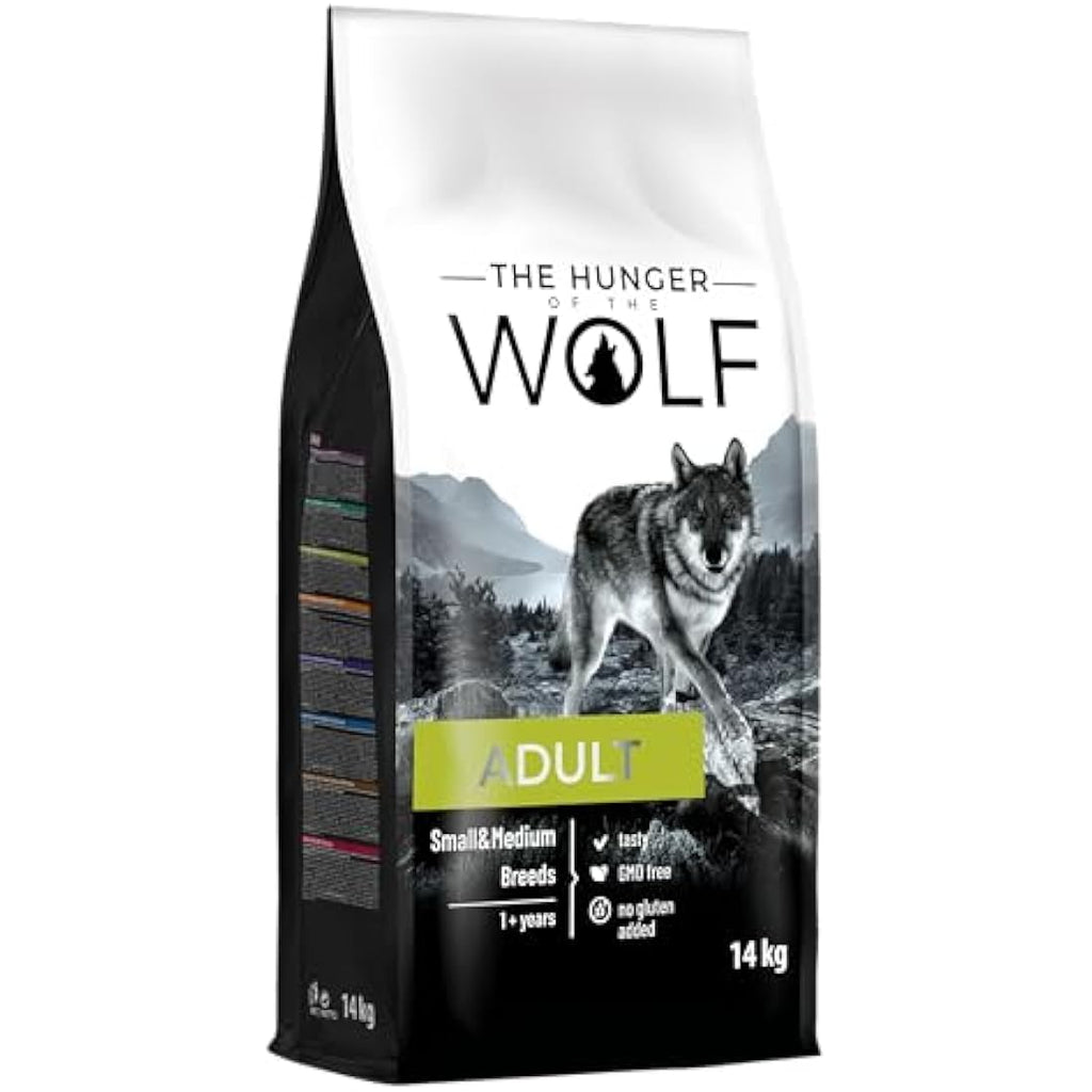 The Hunger of the Wolf Chicken Dog Food for Small & Medium Breeds - 14kg