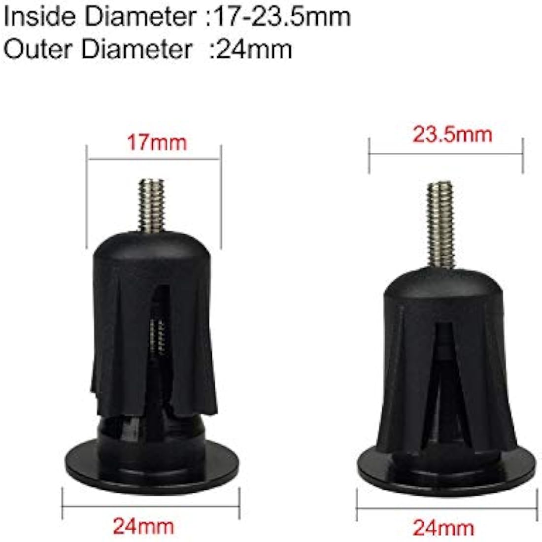 PLATT Non-Slip Rubber Bike Handlebar Grips | Double Aluminum Lock for MTB