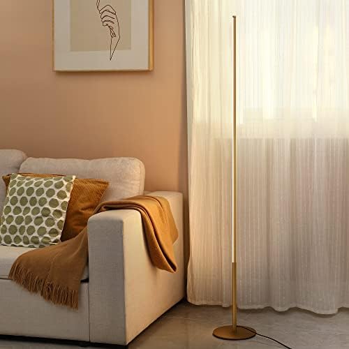 EDISHINE LED Floor Lamp – Stepless Dimmable Minimalist Standing Corner Lamp