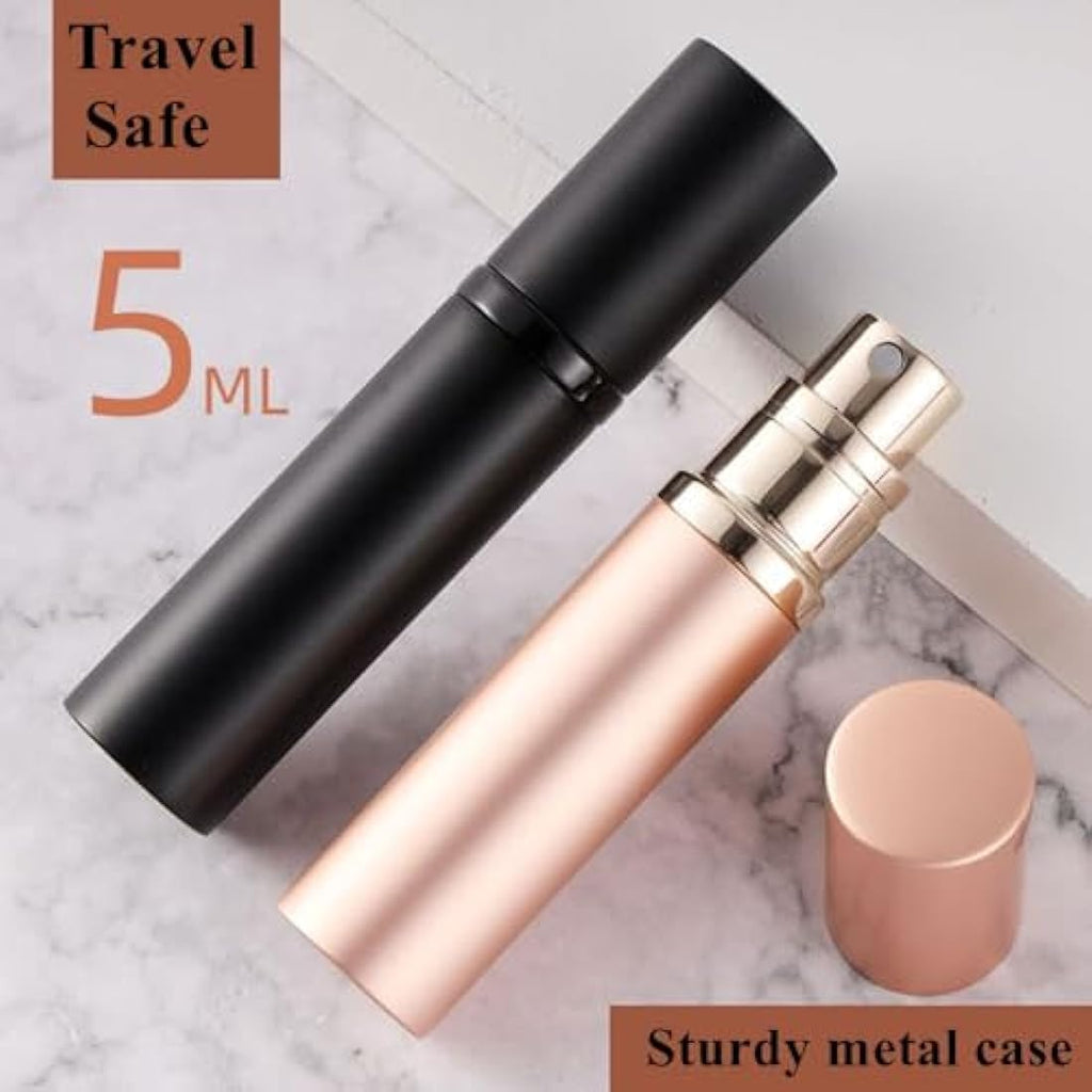 Aurdox Perfume Atomiser – 5ml Portable Refillable Travel Spray Bottle