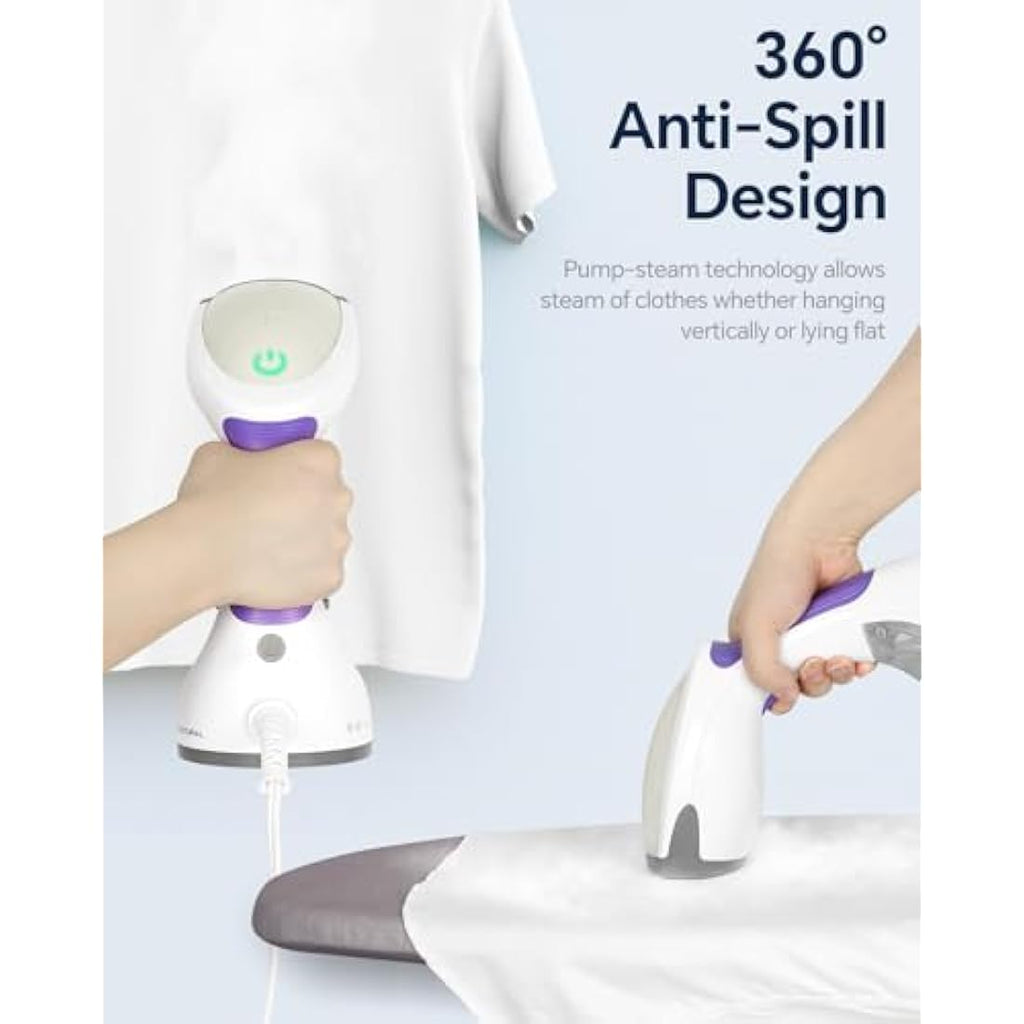 Beautural Handheld Garment Steamer – Portable Fabric Wrinkle Remover