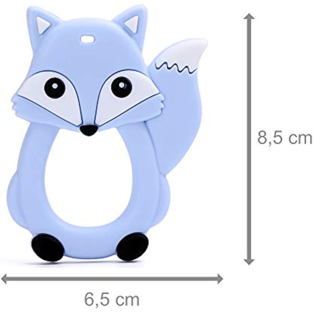 PREMYO Silicone Baby Teething Toy – BPA Free Fox Teether for Sore Gums