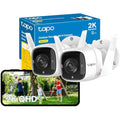 TP-Link Tapo C310 2K Outdoor Security Camera 2-Pack | AI Detection