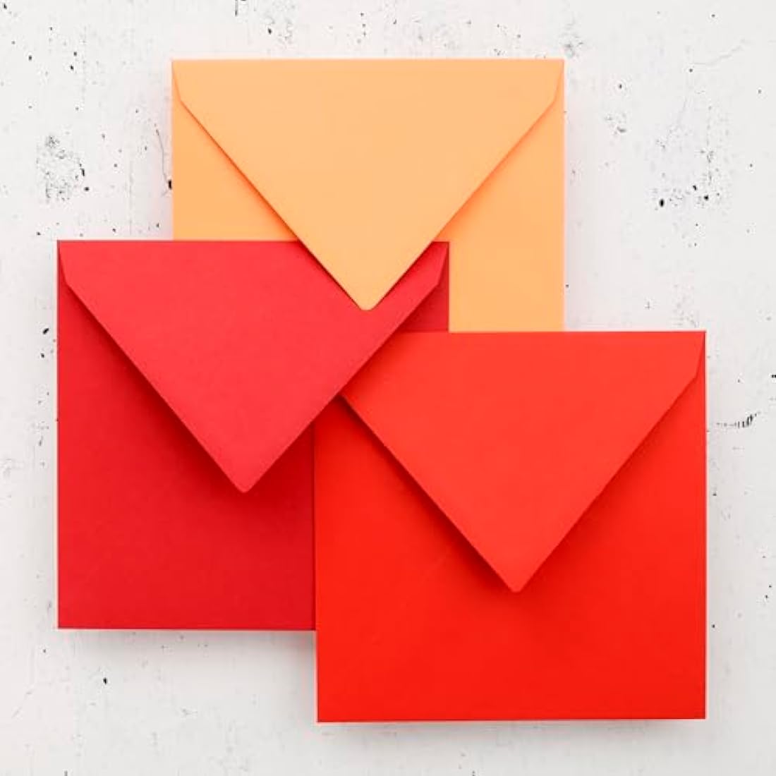 Clairefontaine Pollen Square Envelopes – Clementine Orange – 20 Pack