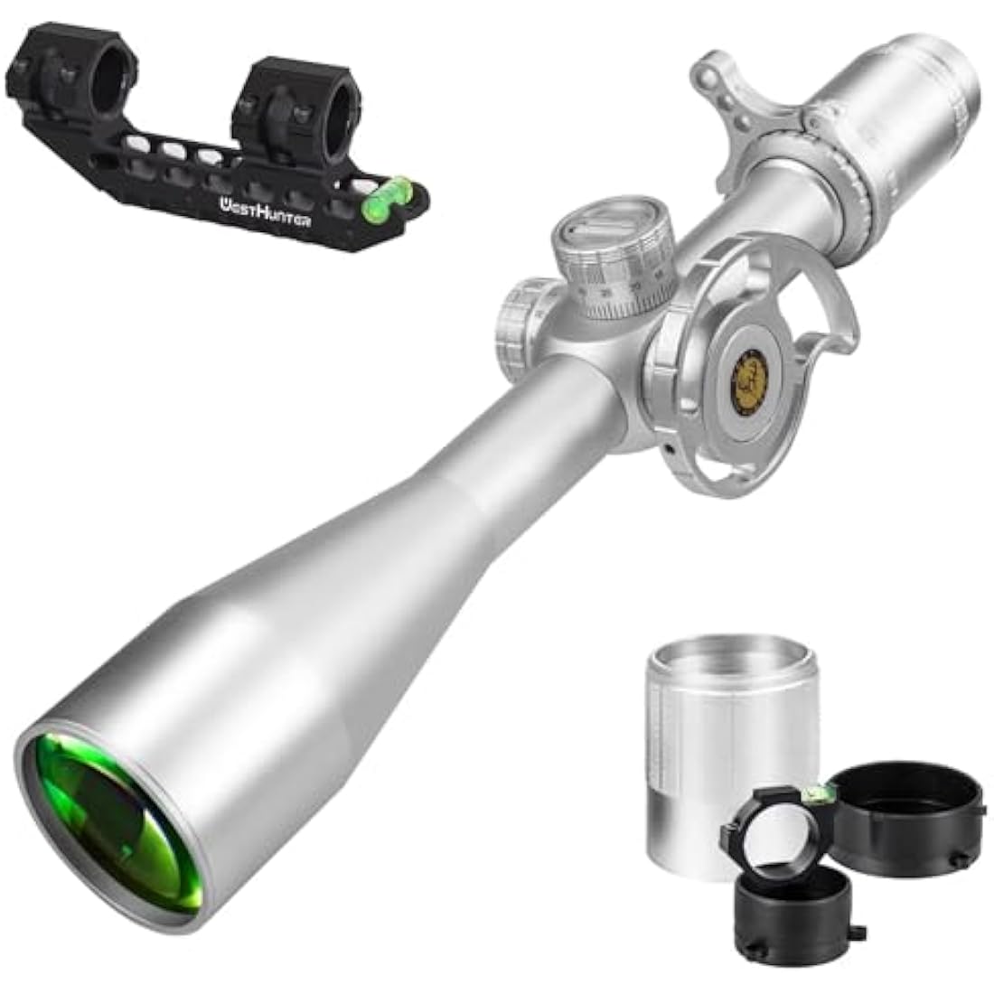 WestHunter HD-N 6-24x50 FFP Riflescope | 30mm Tube Tactical Scope