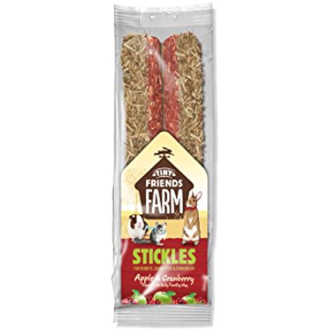 Supreme Tiny Friends Farm Apple & Cranberry Stickles for Small Pets
