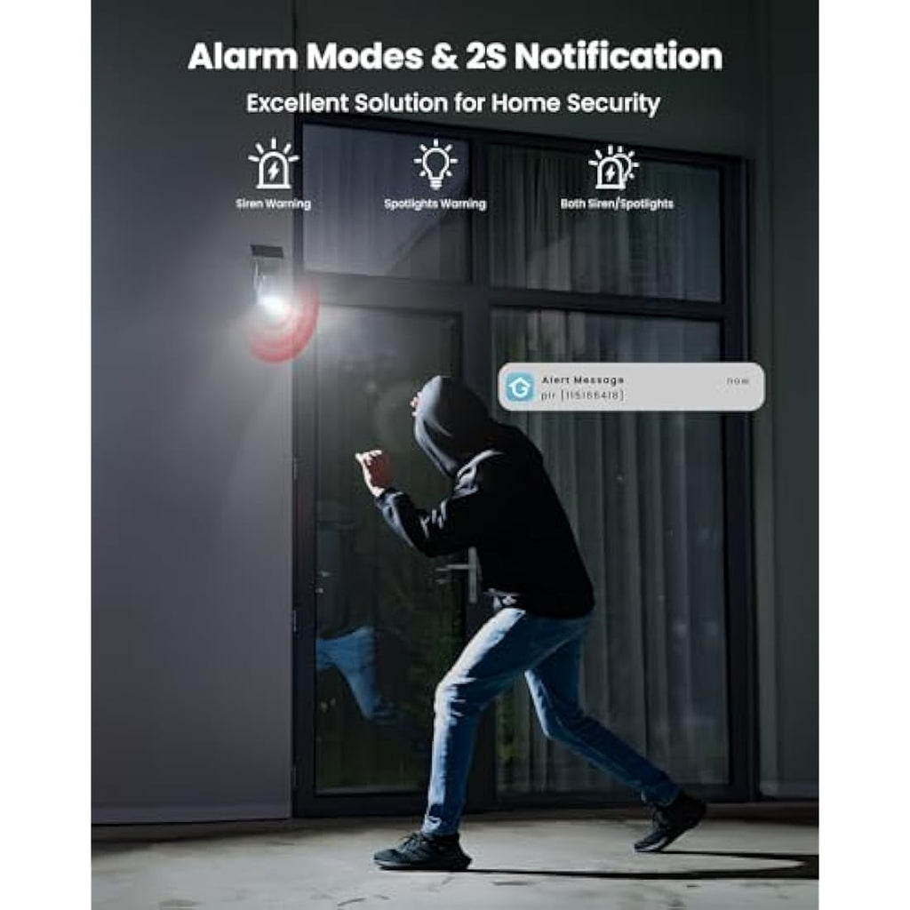 ieGeek 2K Solar Security Camera – 360° Wireless Outdoor CCTV with Night Vision