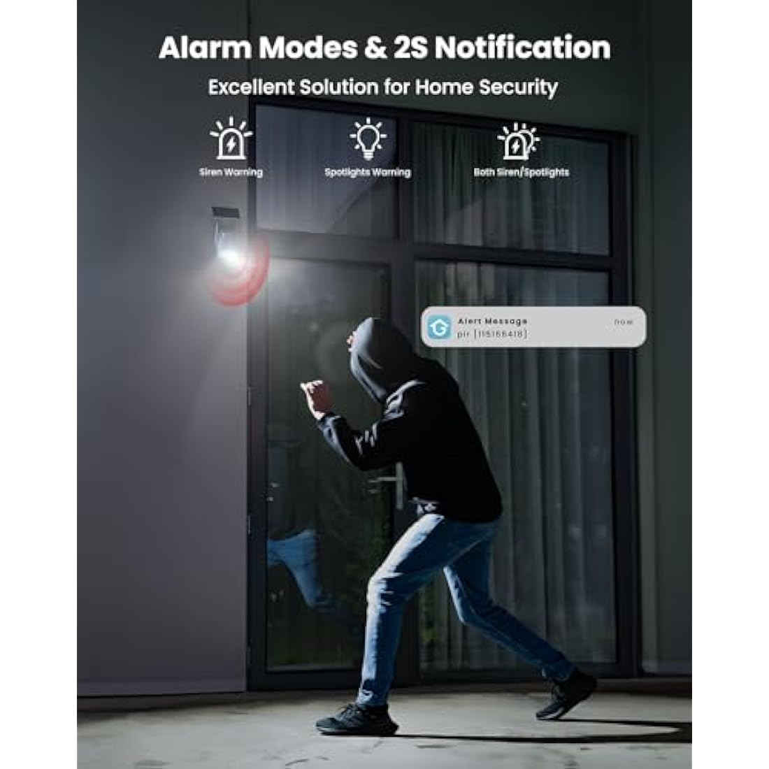 ieGeek 2K Solar Security Camera – 360° Wireless Outdoor CCTV with Night Vision