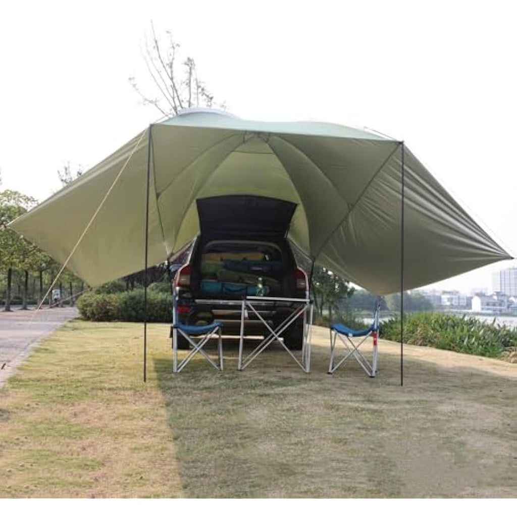 Jolof Store SUV Tailgate Canopy – Large Waterproof Car Awning Tent