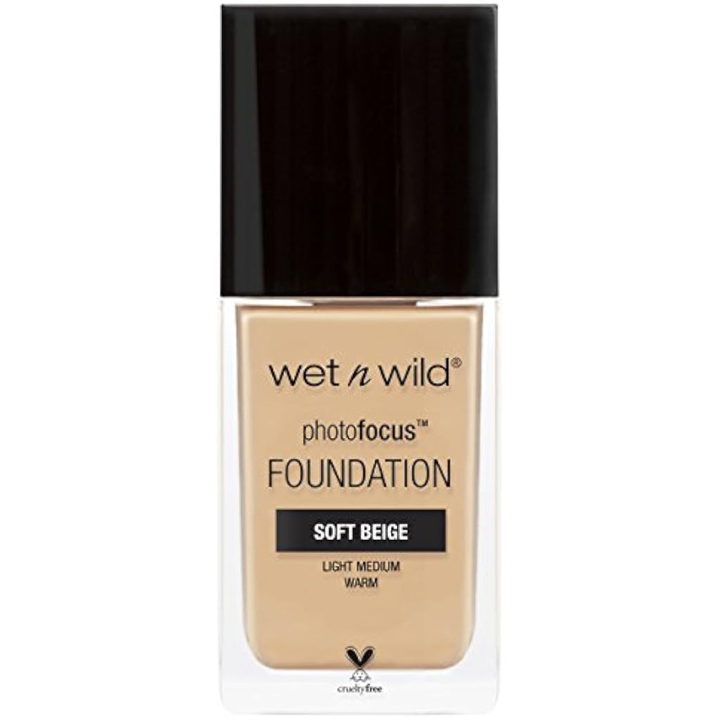 Wet n Wild Photo Focus Matte Liquid Foundation – Soft Beige, 30ml