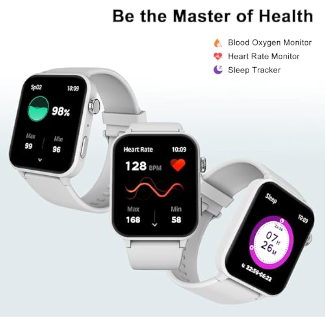 Blackview Smart Watch - 1.91" Fitness Tracker with Bluetooth Calling