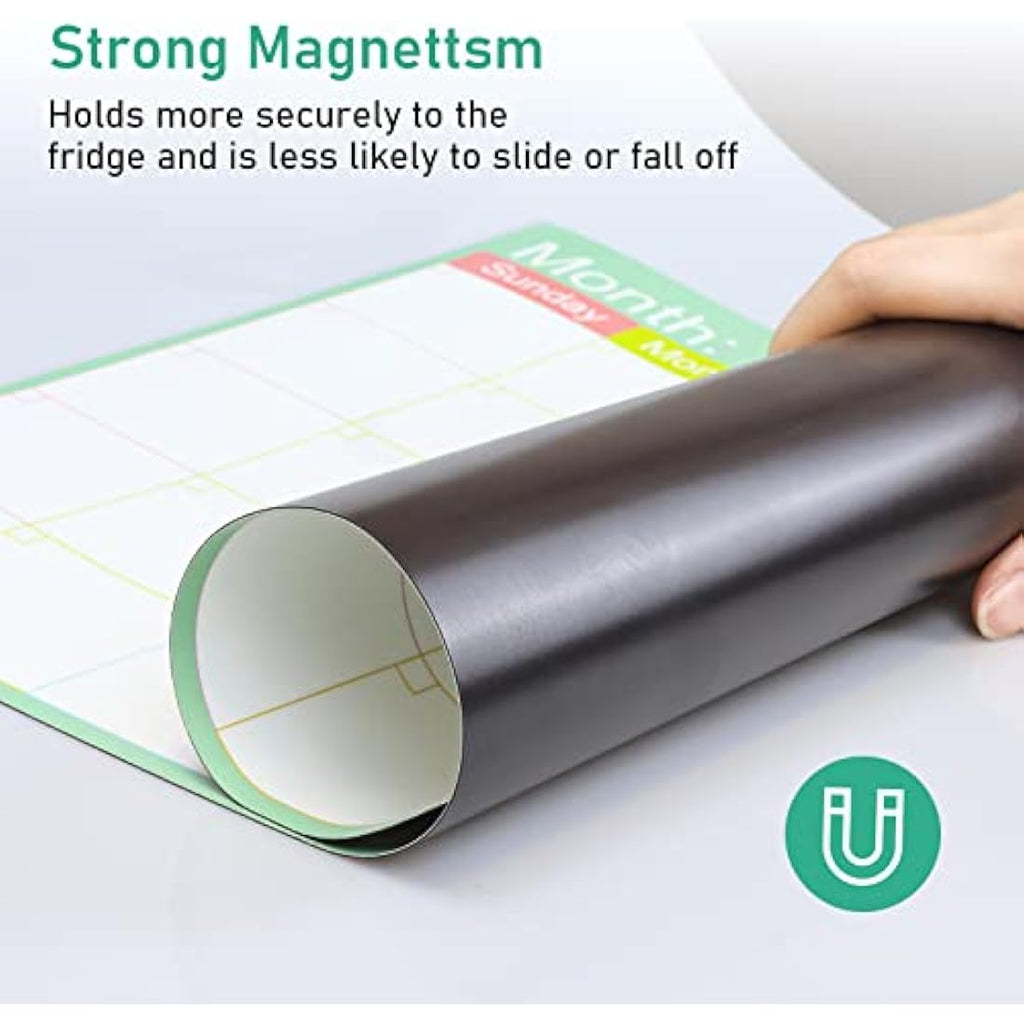 Magnetic Fridge Calendar | A3 Monthly Dry Erase Whiteboard